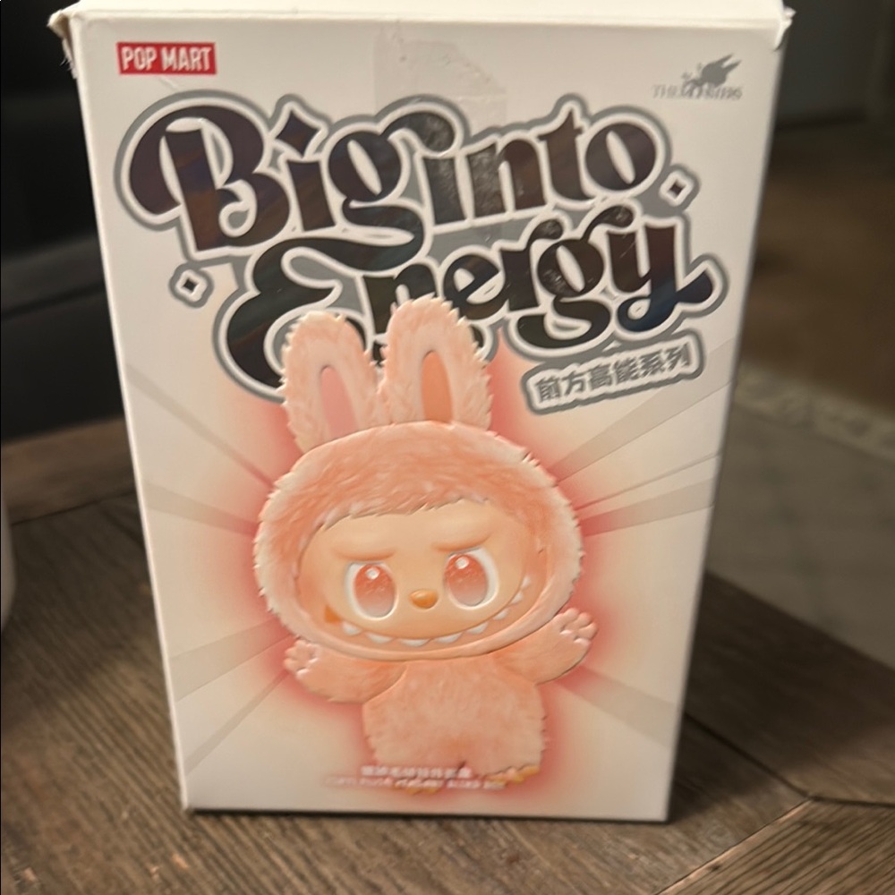 Big Into Energy Labubu sold out Popmart. Authentic.